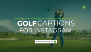 Leyendas de golf para Instagram ([cy]) divertidas, bonitas y cortas