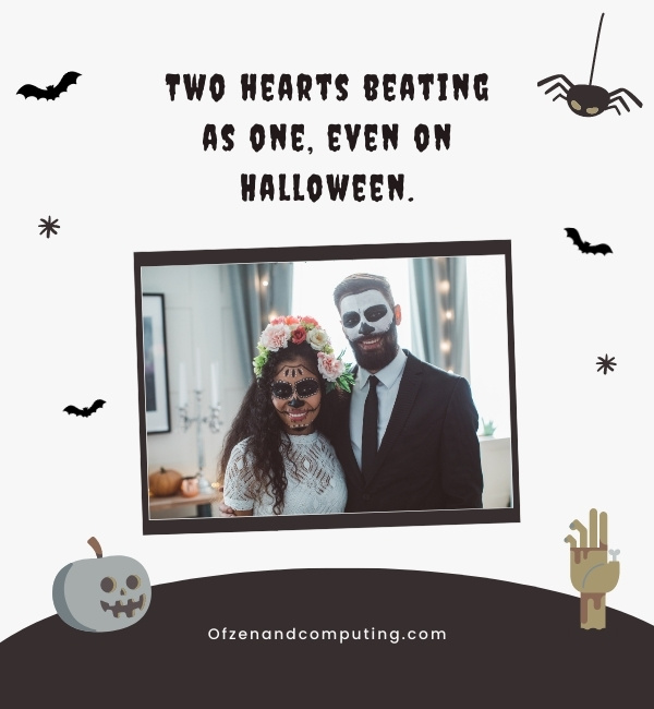 Halloween Couple Captions For Instagram (2024)