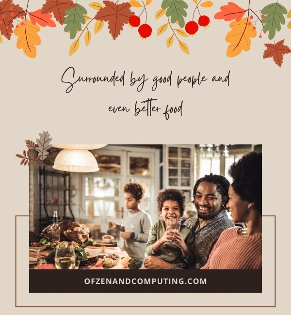Légendes de joyeux Thanksgiving pour Instagram (2024)