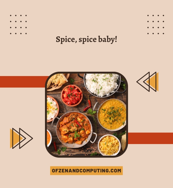 Indian Food Captions For Instagram 