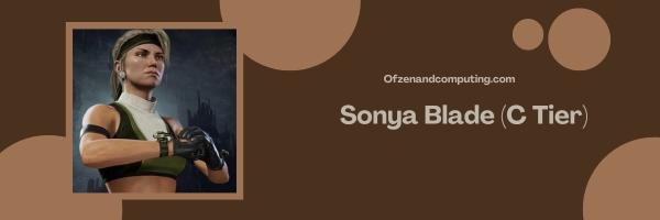 Sonya Blade (C Tier)