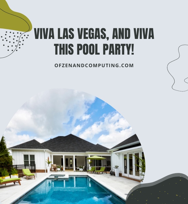 Vegas Pool Party Instagram Captions (2024)