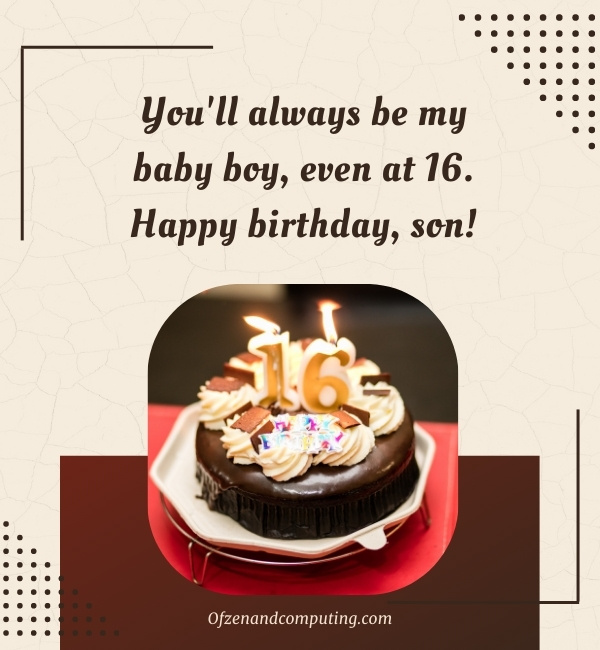 16th Birthday Instagram Captions For Son (2024)