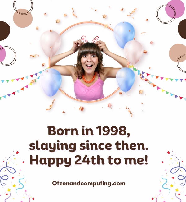 Best 24th Birthday Captions For Instagram (2024)