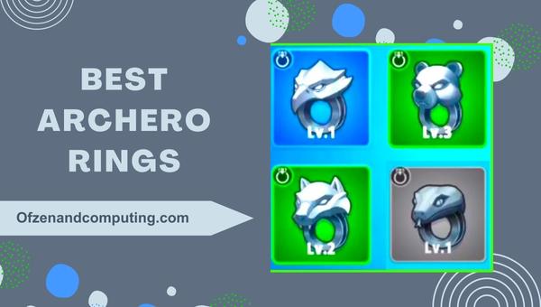 Best Archero Rings