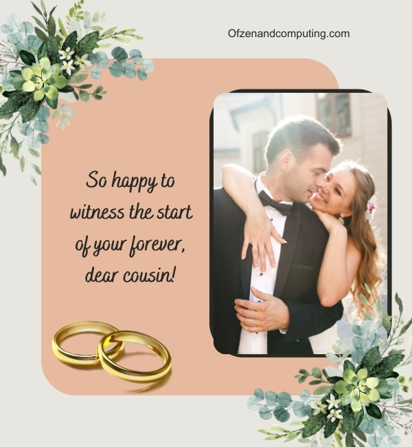 Cousin Wedding Captions For Instagram (2024)