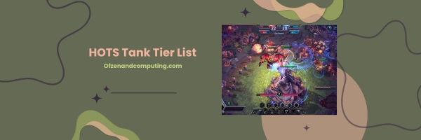 HOTS Tank List 2024- Be the Immovable Fortress
