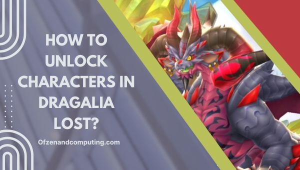 How to unlock characters in Dragalia Lost?