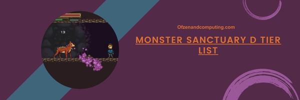 قائمة Monster Sanctuary D Tier List 2024 – الشياطين الماسية الخام