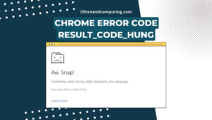 Beheben Sie den Google Chrome-Fehlercode RESULT_CODE_HUNG in [cy]