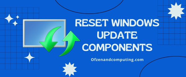 Reset Windows Update Components - Fix Windows Error Code 0x8007025d
