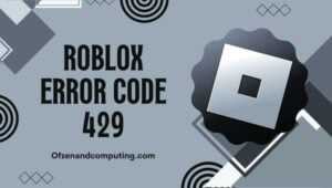 Behebung des Roblox-Fehlercodes 429 in [cy]
