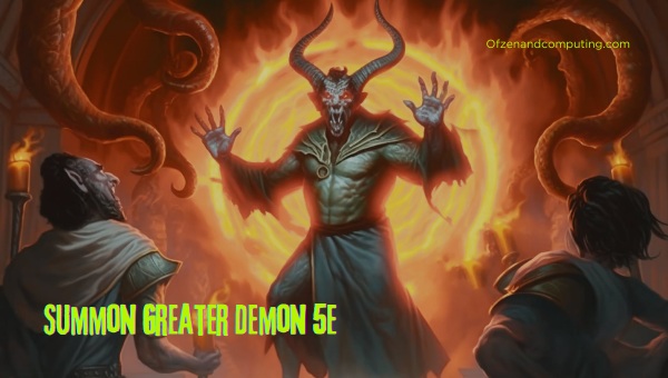 Convocar Demônio Maior 5E