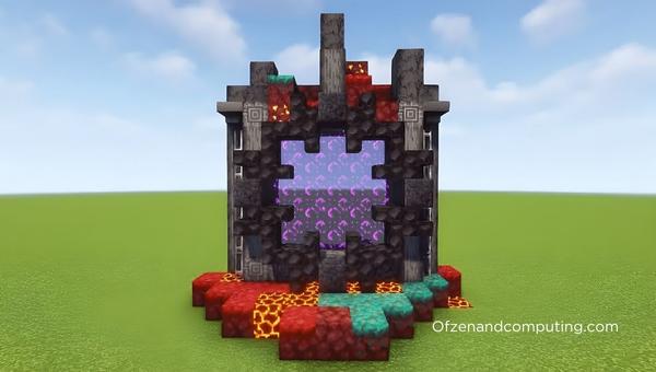 15 สุดยอดการออกแบบ Minecraft Nether Portal