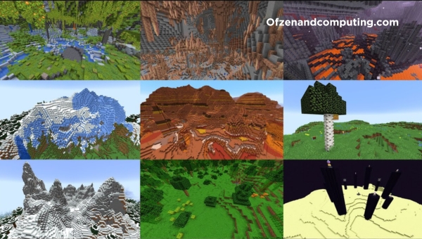 Todos os biomas do Minecraft