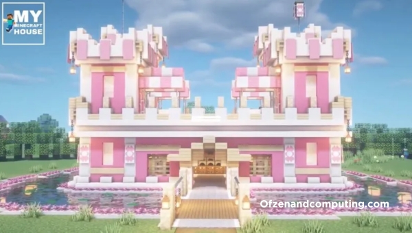 Süßes Minecraft-Schloss
