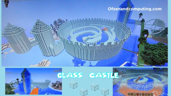 Castelo de vidro no Minecraft