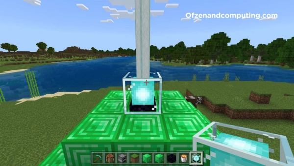Как построить маяк в Minecraft