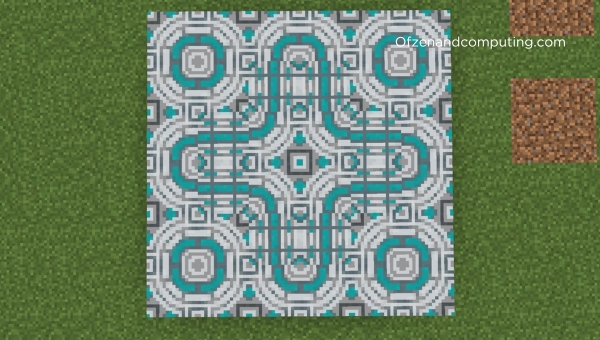 Como fazer padrões de terracota vitrificada no Minecraft?