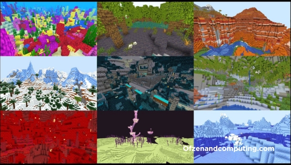 Lista de todos los biomas de Minecraft