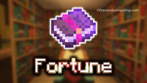 Encantamento da Fortuna Minecraft