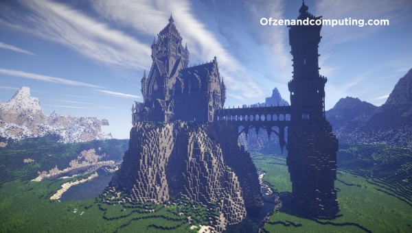 Minecraft-Mountain-Castelo-Idéia