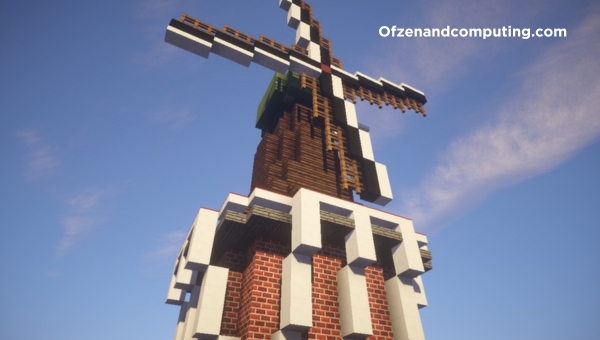 Molino de viento tradicional holandés