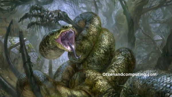 Giant Constrictor Snake 5e Monsters