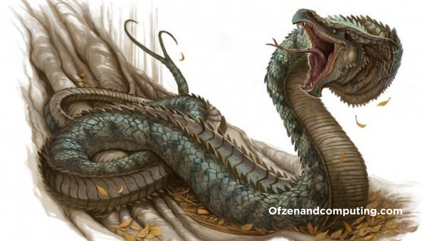 What is the Giant Constrictor Snake 5e