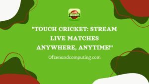 "Touch Cricket: Stream Live Matches Anywhere, Anytime!"