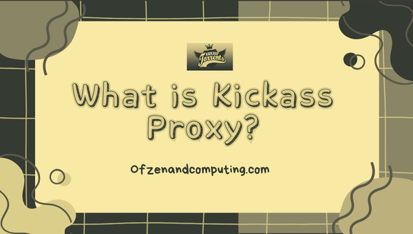 What is Kickass Proxy?