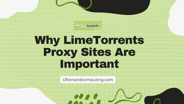 Why LimeTorrents Proxy Sites Are Important