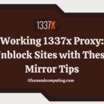 Working 1337x Proxy: Unblock Sites with These Mirror Tips