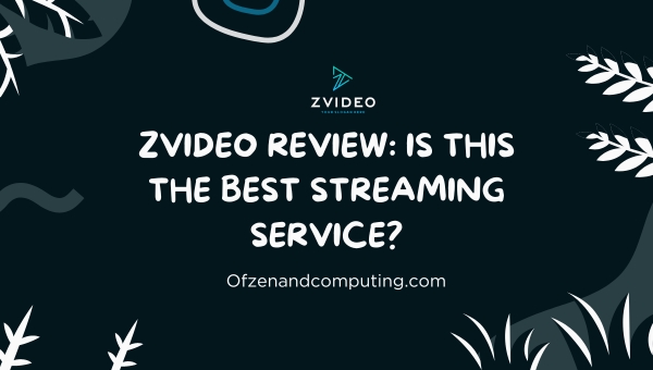 Zvideo Review: Is This The Best Streaming Service?