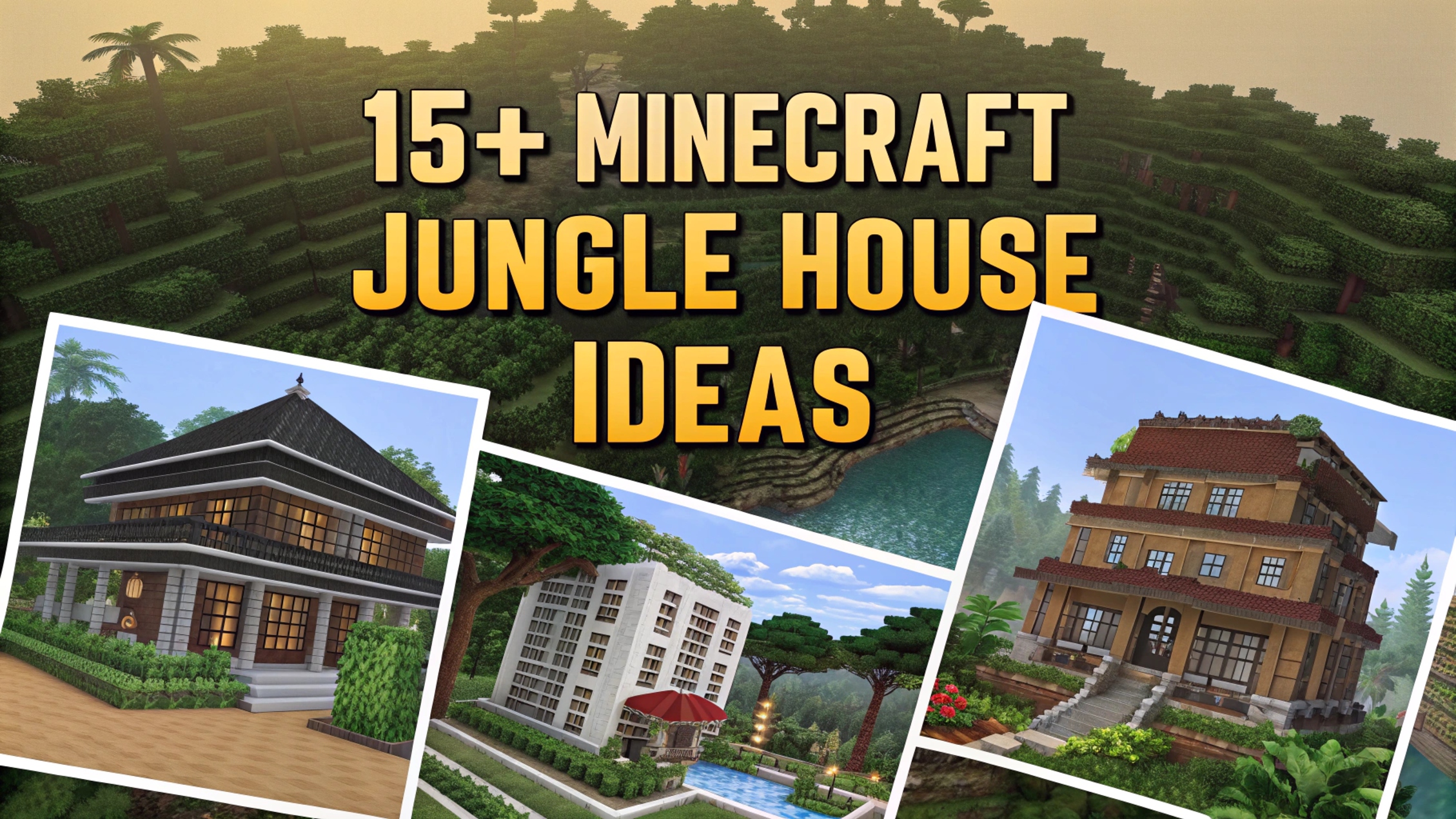 Minecraft Jungle House Ideas