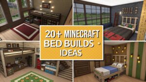 Minecraft Bed Builds Ideas