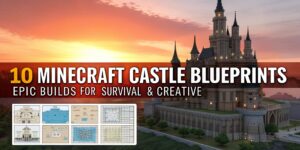 10 Minecraft Castle Blueprints