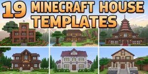 19 Minecraft House Templates