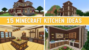 15 Minecraft Kitchen Ideas