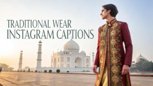 Traditional Wear Instagram Captions