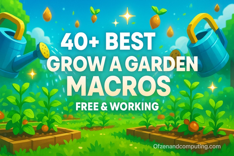 Best Roblox Grow a Garden Macros 2025 (FREE & Working)