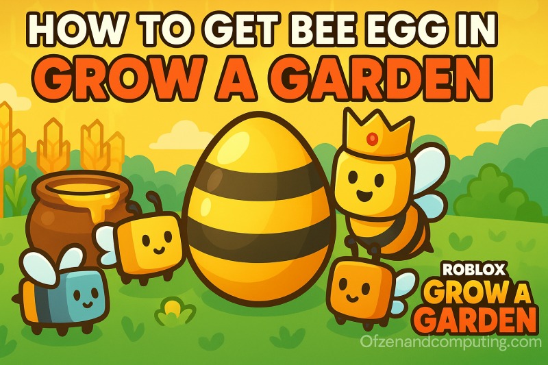 How to Get Bee Egg in Grow a Garden Roblox