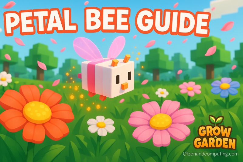 What Does the Petal Bee Do in Grow a Garden
