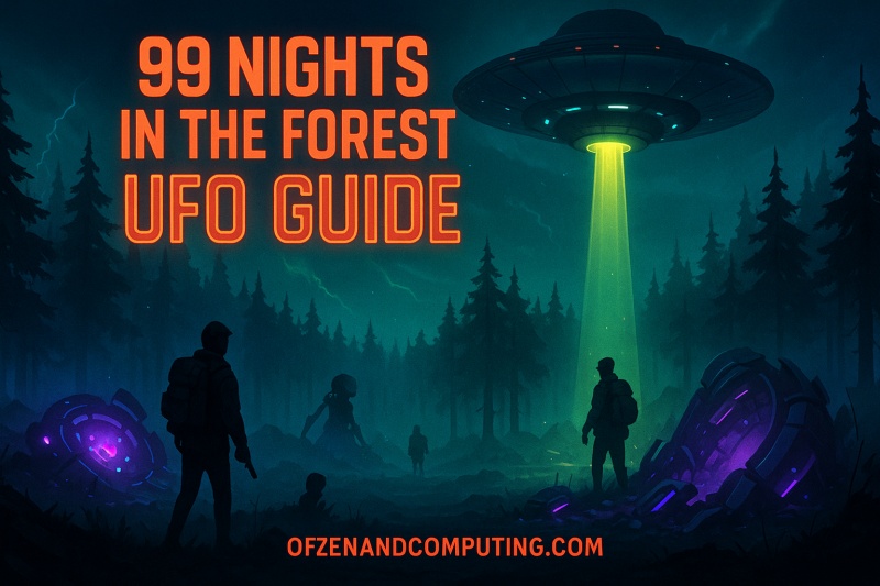 99 Nights in The Forest UFO Crash & Mothership