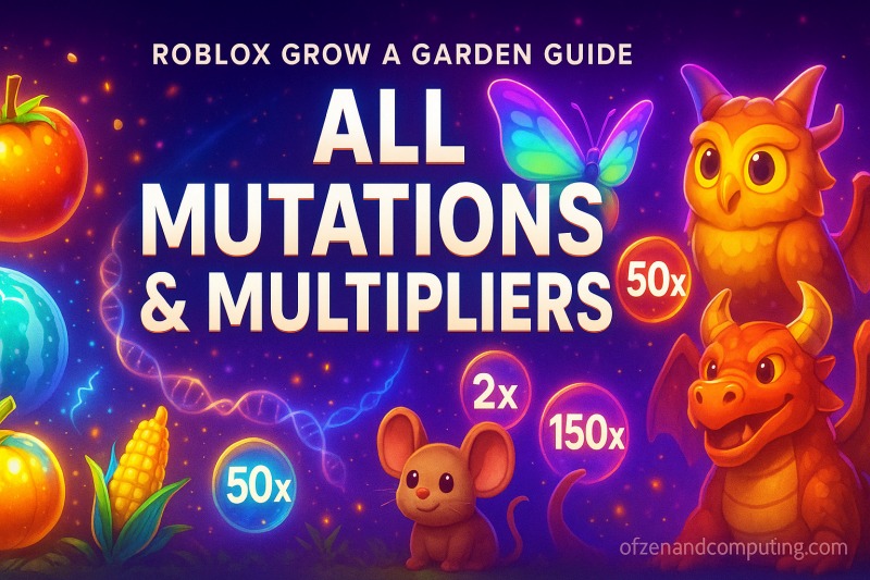 All Mutations and Multipliers in Grow a Garden (Zen Event)