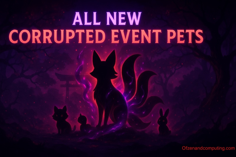 All New Pets in Grow a Garden Corrupted Event Update