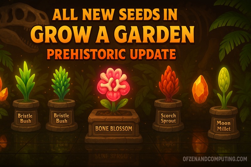 All New Seeds in Grow a Garden Prehistoric Update Event