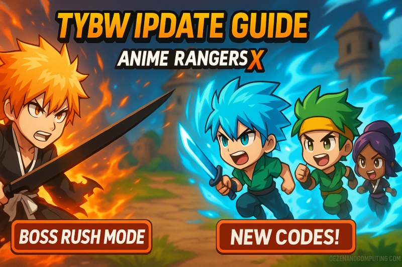 Anime Rangers X TYBW Update 2025