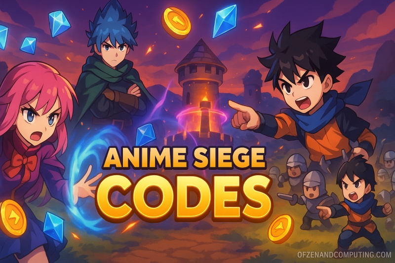Anime Siege Codes 2025