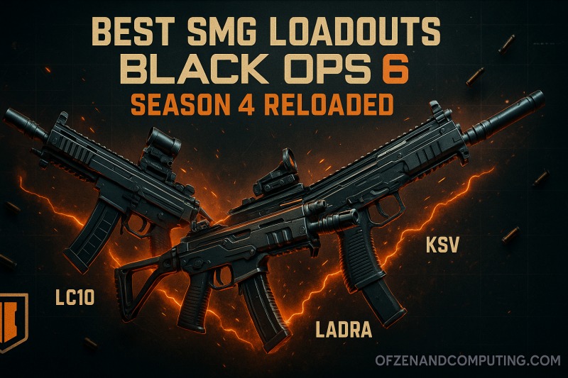 Best SMG Loadouts in Black Ops 6 Season 4 Reloaded